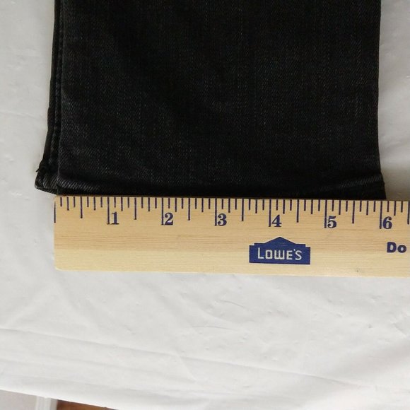 Rock Revival Kate Straight Fleur Style Skinny Jeans Black Tag Size 26 Fit 28X32 - Picture 11 of 12